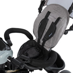 Triciclo Paseador Giratorio Gris Ebaby