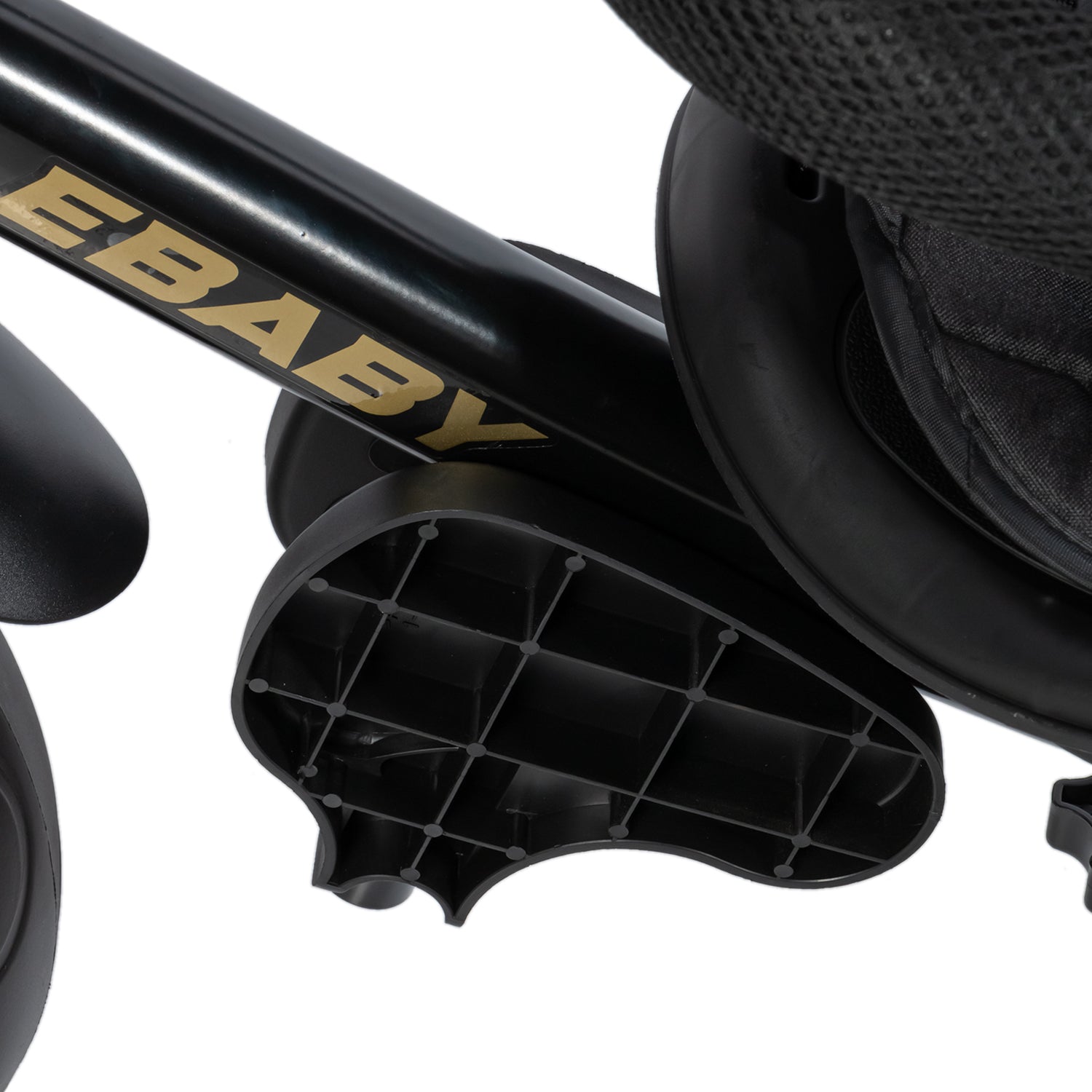 Triciclo Paseador Giratorio Negro Ebaby