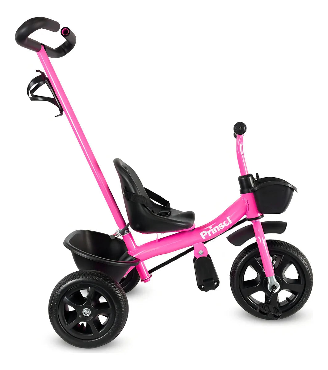 Triciclo Paseador Para Niños Cool Kids Prinsel Rosa detalles
