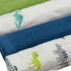 Set 4 Babitas Detalle Bordado Dinosaurio