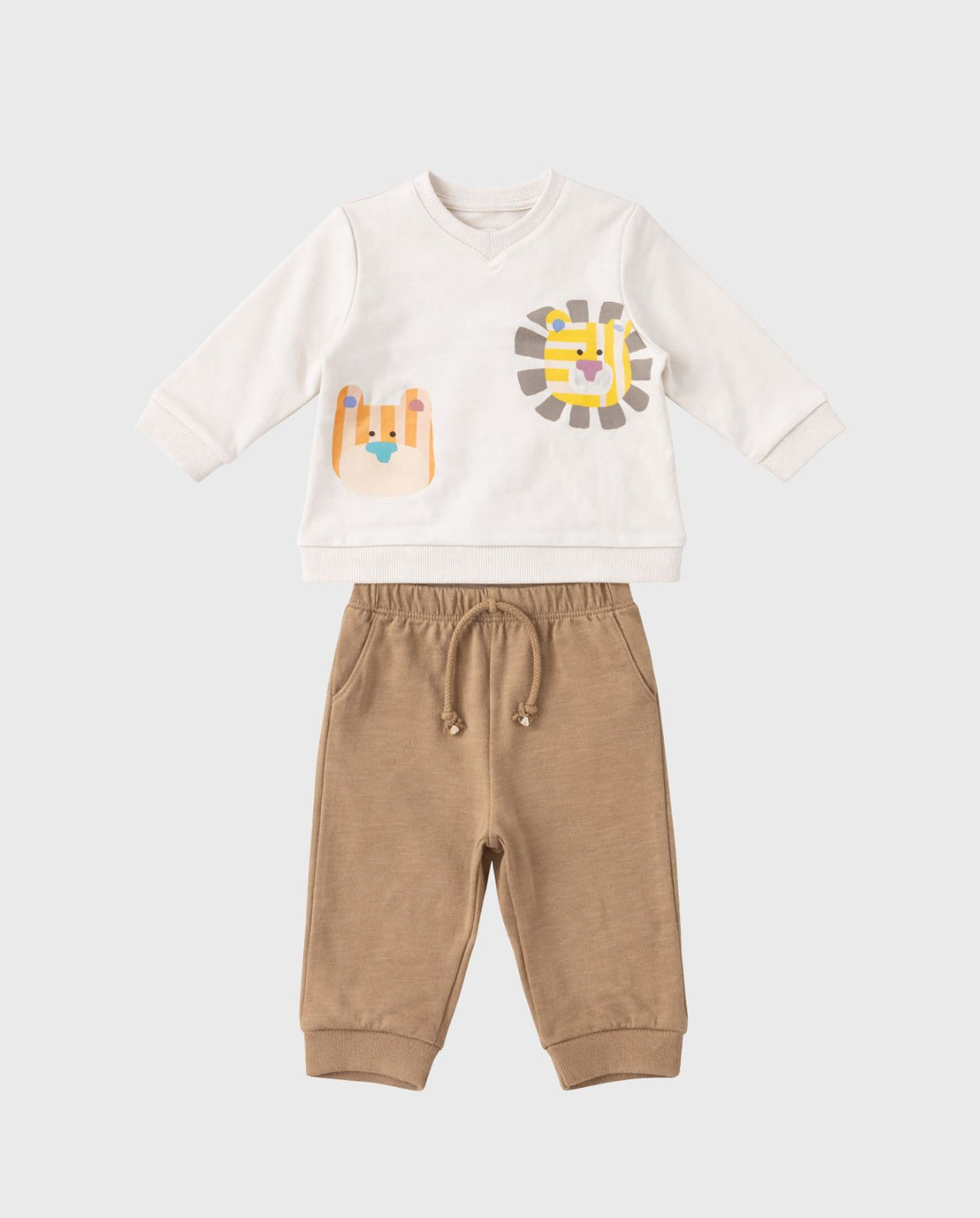 Conjunto Saco Pantalón León Beige