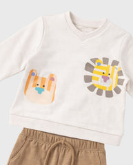 Conjunto Saco Pantalón León Beige