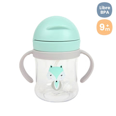 Vaso Pitillo Con Valvula Animales Zorro