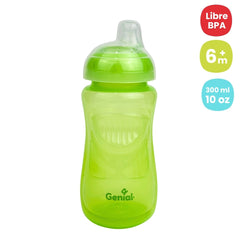 Vaso Transición Antiderrame 10oz Agarre Fácil Verde