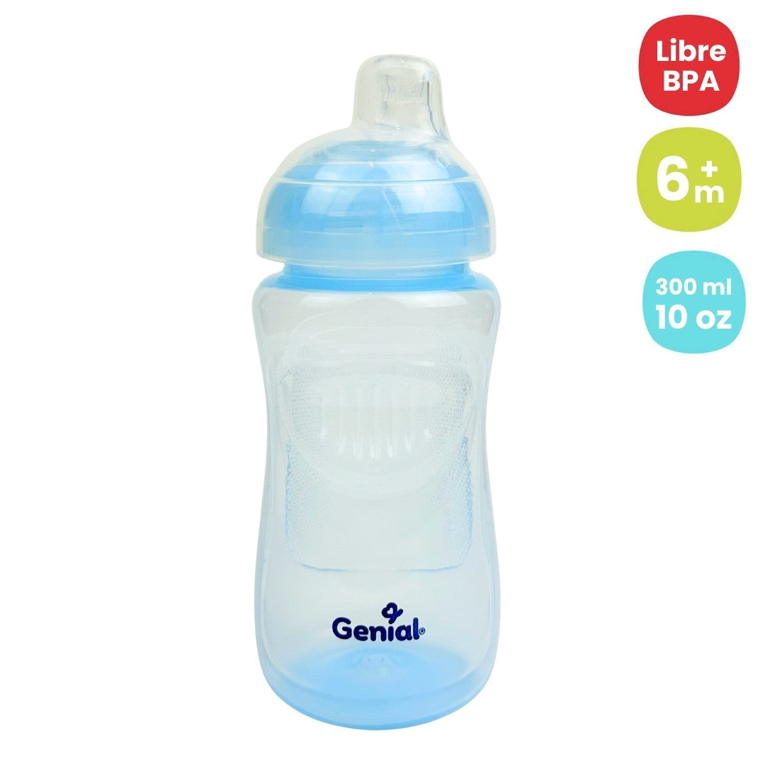 Vaso Transición Antiderrame 10oz Agarre Fácil Azul