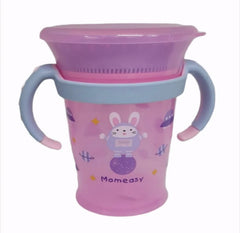 Vaso Natural Antiderramante 360 7oz rosa