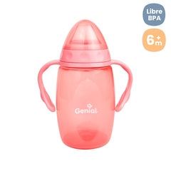 Vaso con Asas Antiderrame 10oz Pink