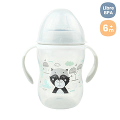  Vasos Boquilla En Silicona Animales Gris