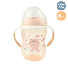 Vasos Boquilla En Silicona Animales Pink