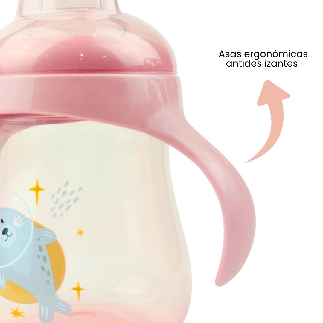 Vasos Boquilla Suave Animales Detalles