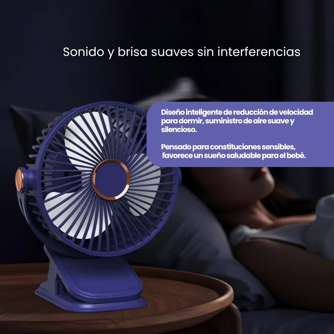 Ventilador Portátil Sencillo Con Clip Diseño