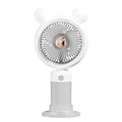 Ventilador Recargable Con Orejas De Oso