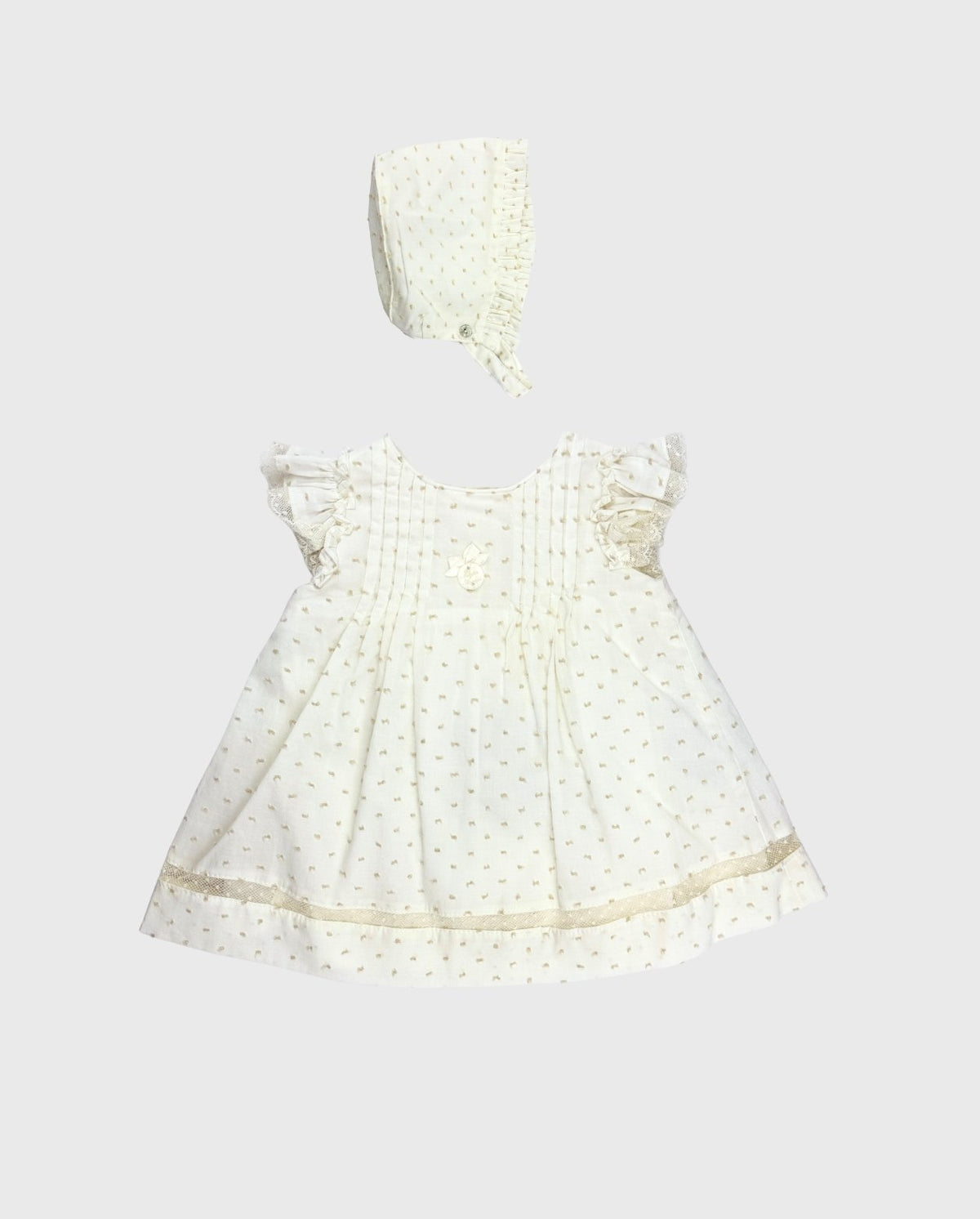 Vestido Con Gorro Blanco Martín Aranda
