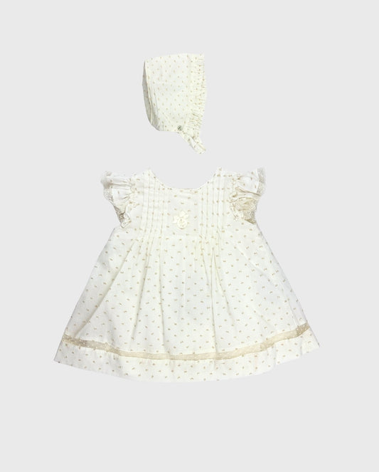 Vestido Con Gorro Blanco Martín Aranda