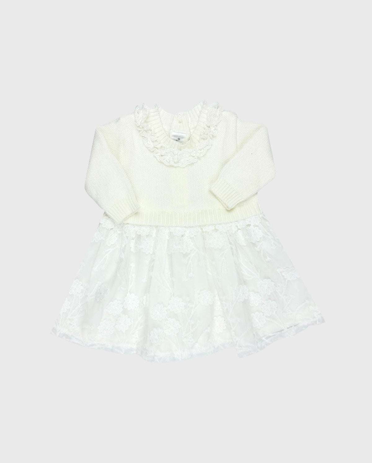 Vestido Con Medias Combinado Tul