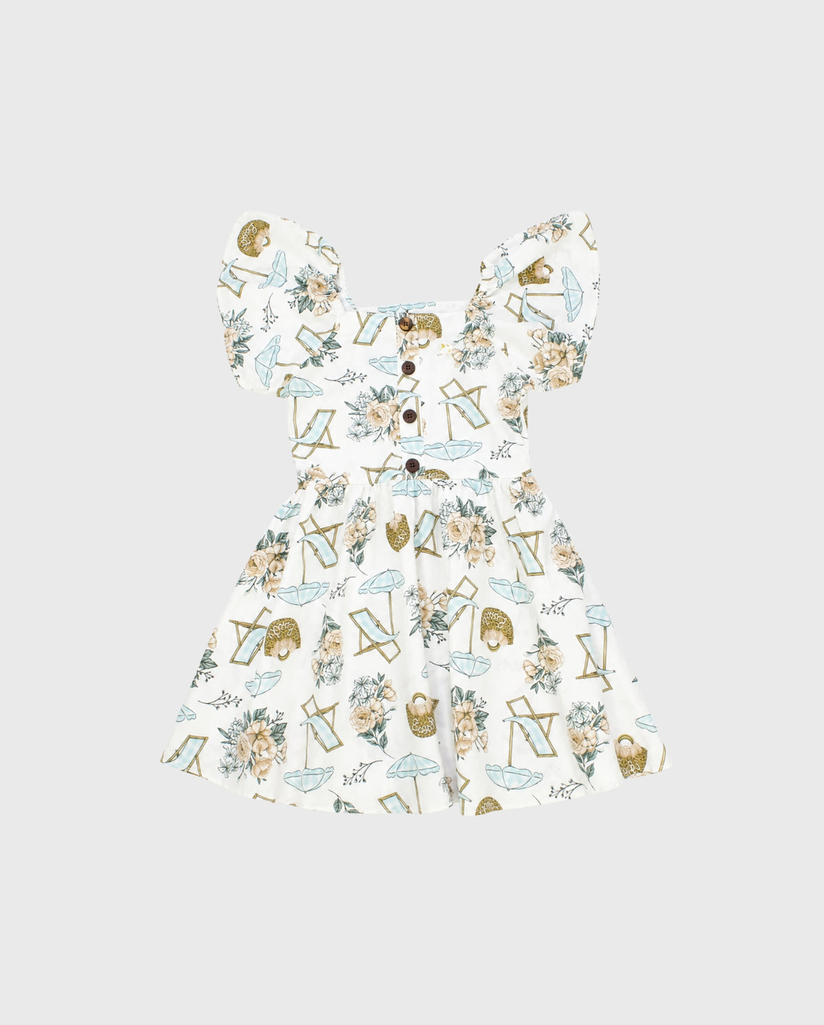 Vestido Botones Estampado Nilña Milon