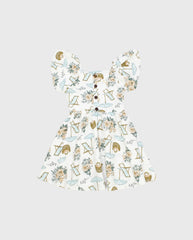 Vestido Botones Estampado Nilña Milon