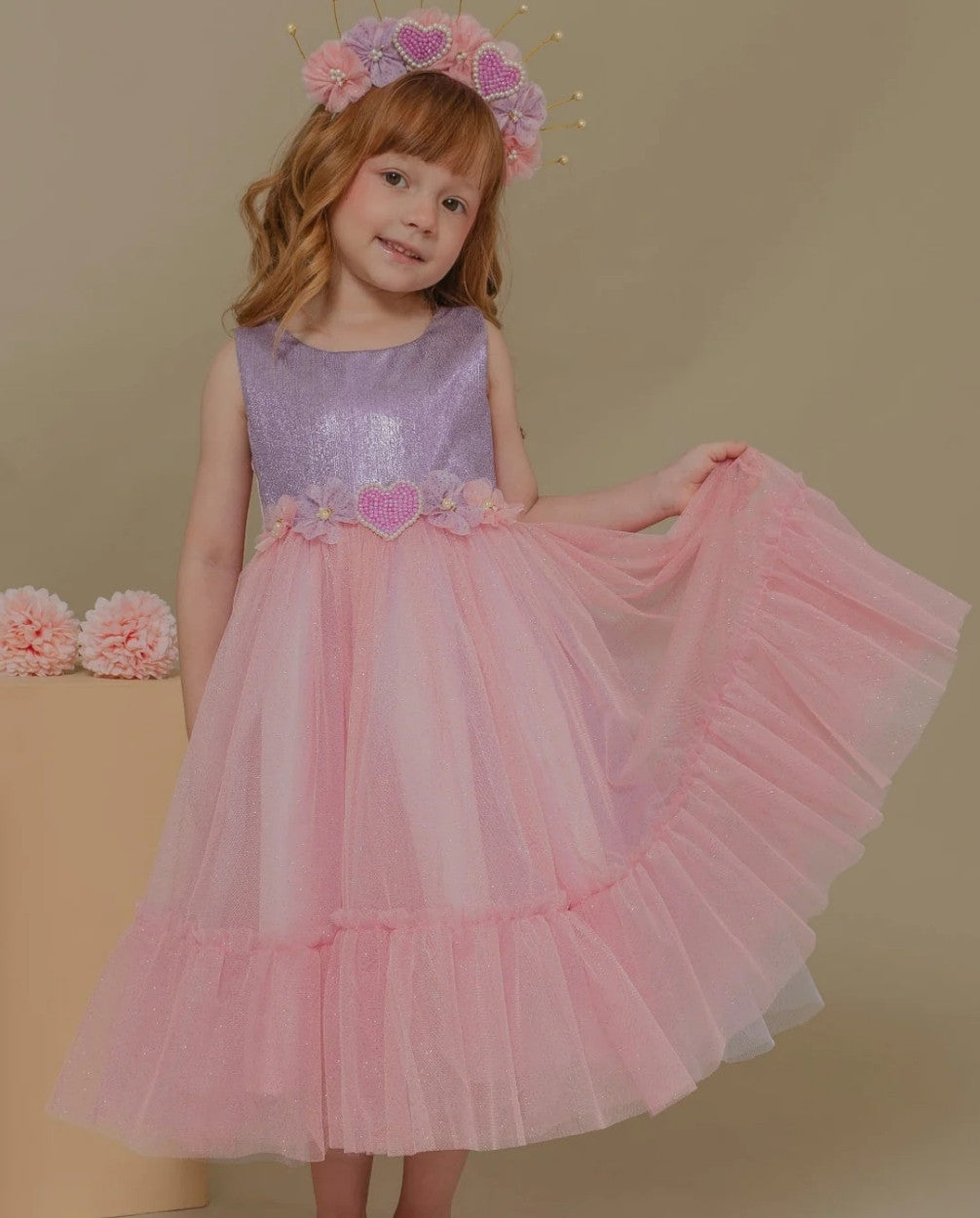 Vestido Cintura Corazón Anastasia Lila Lilo