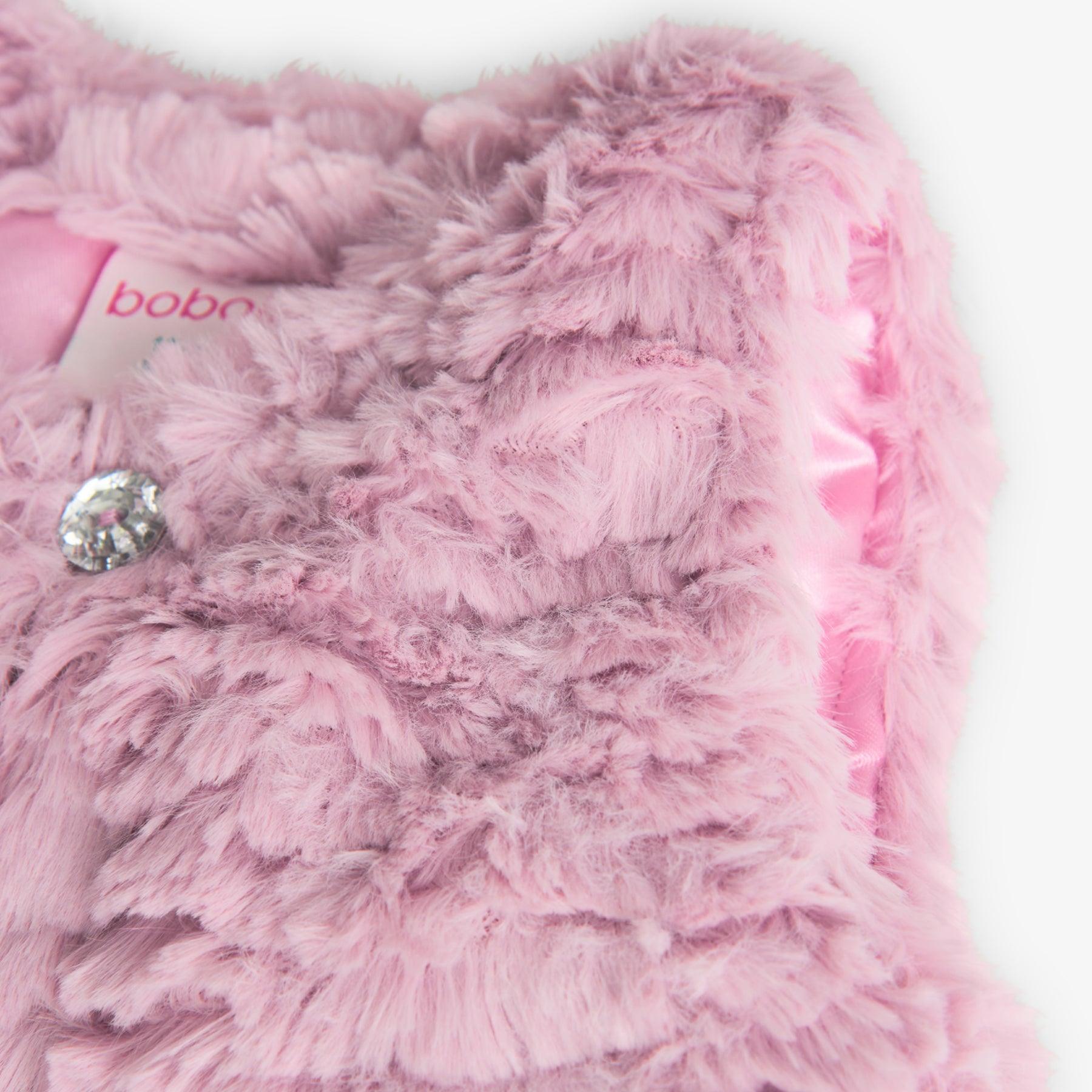 Vestido Con Chaleco Corazones Boboli detalle