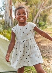 Vestido Espalda Moño Puntos Mayoral niña