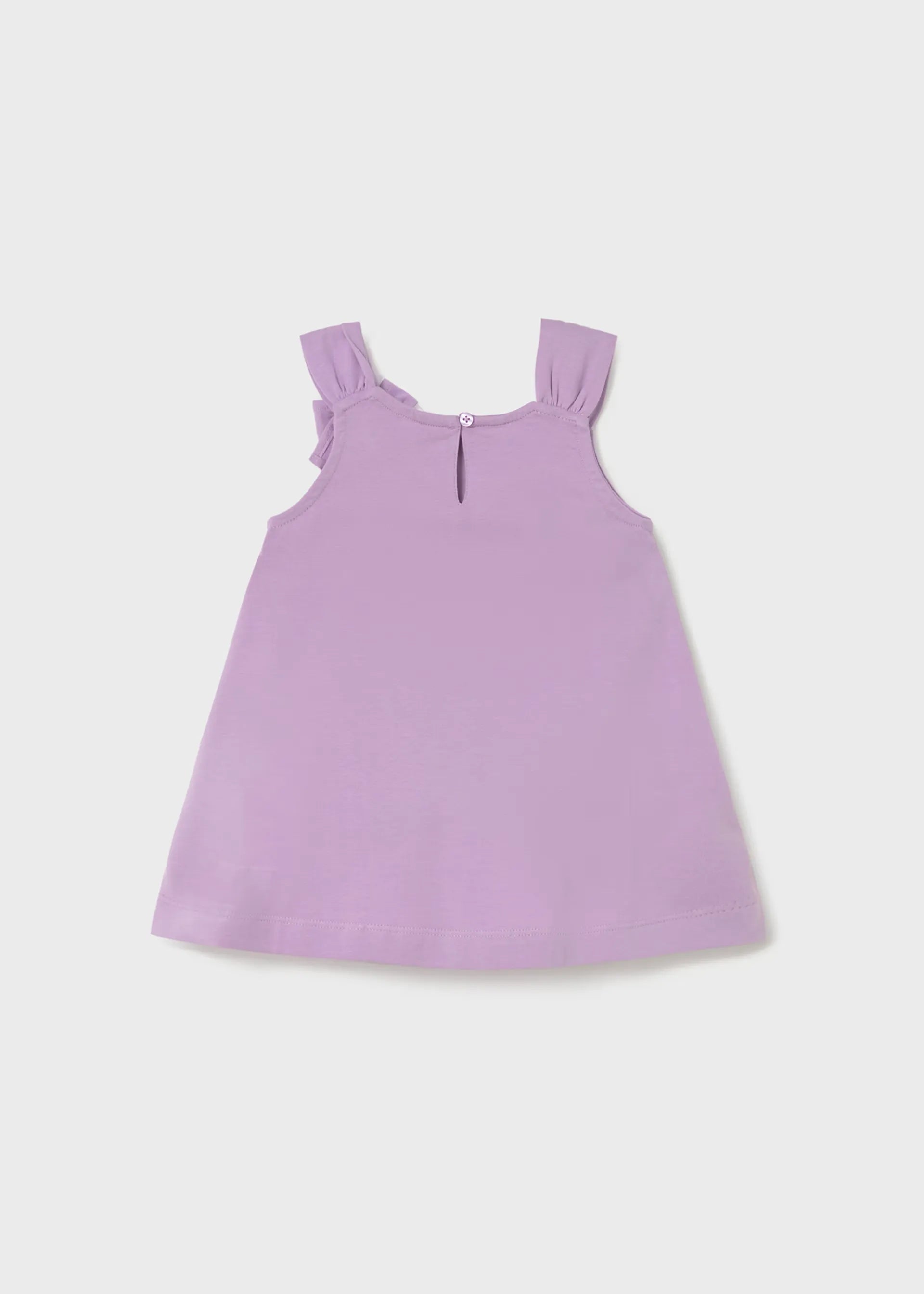 Vestido Estampado Flores Lila Mayoral diseño