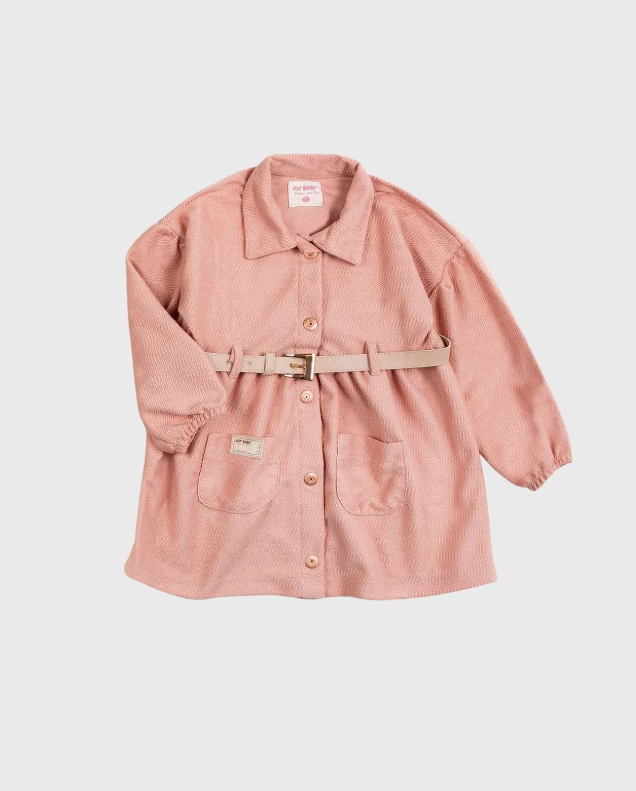 Vestido Manga Larga Loved Rosa