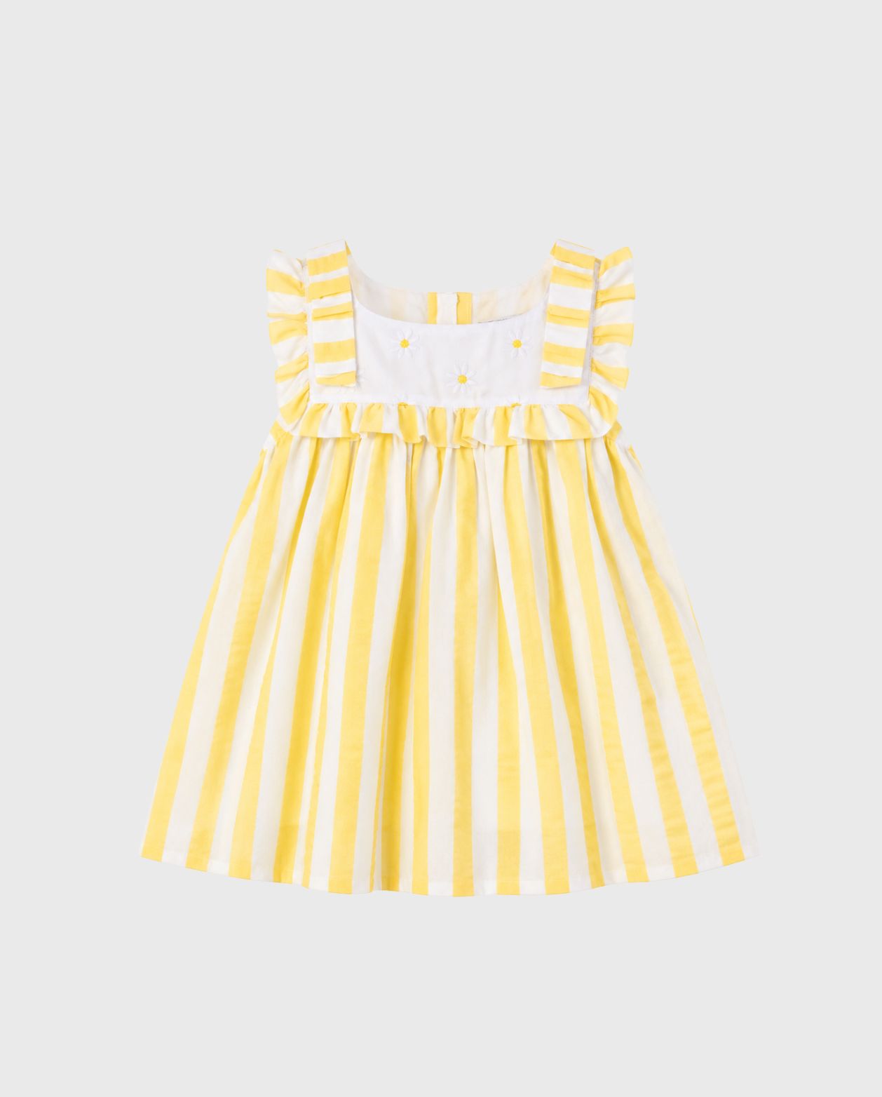 Vestido Margaritas Rayas Deolinda
