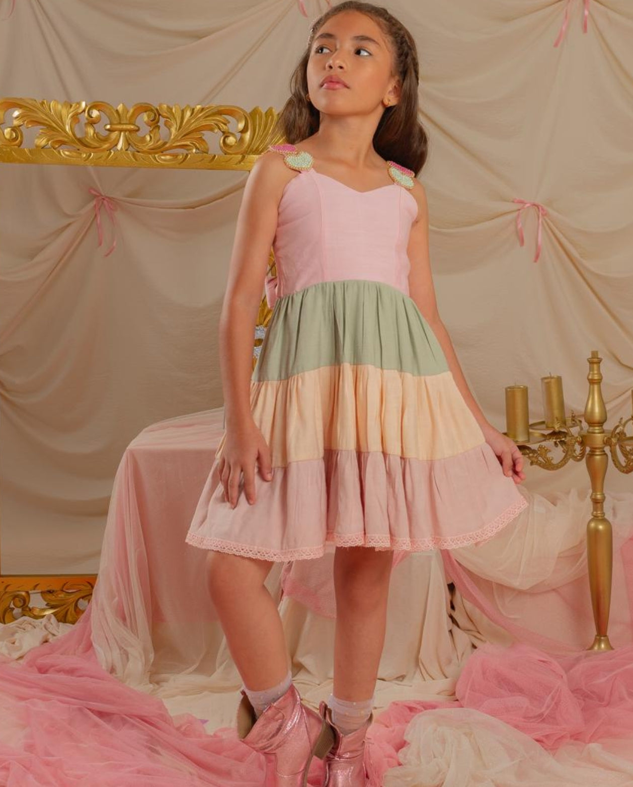 Vestido Narración Multicolor