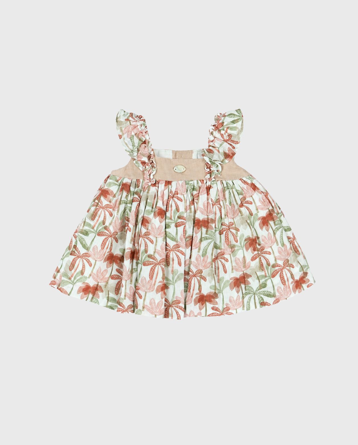 Vestido Palmeras Rosa Martín Aranda