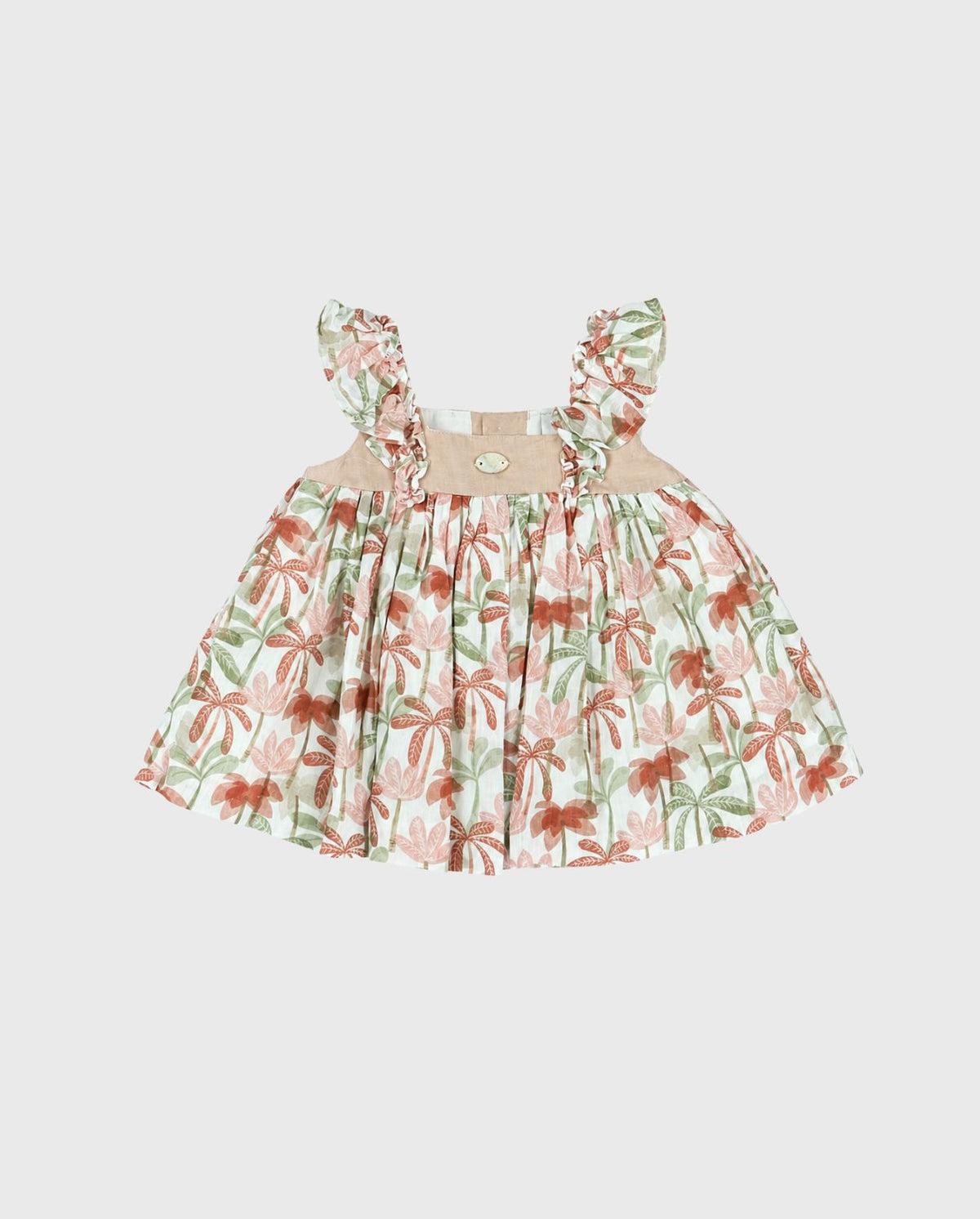 Vestido Palmeras Rosa Martín Aranda