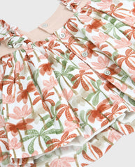 Vestido Palmeras Rosa Martín Aranda detalle