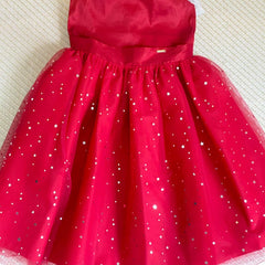 Vestido Tul Estrellas Rojo diseño