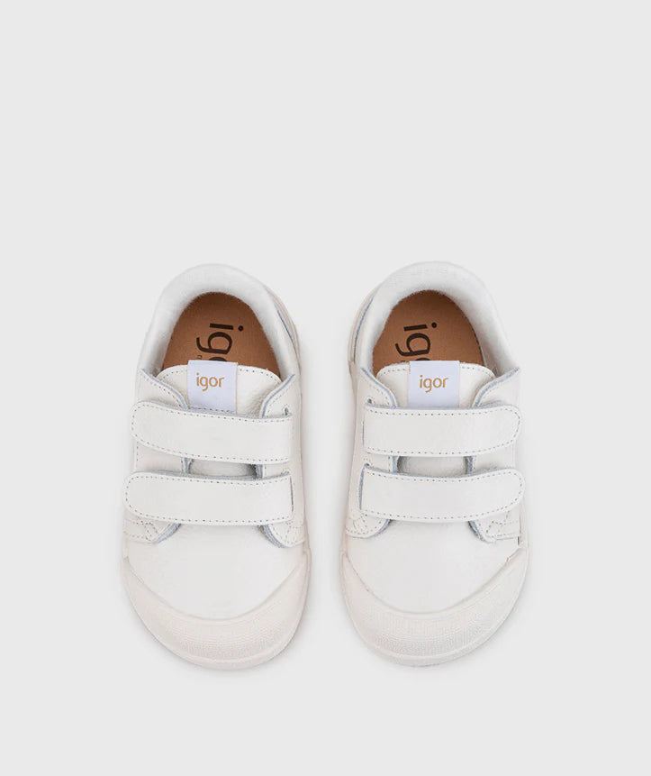 Tenis Velcro Blanco Igor Vista