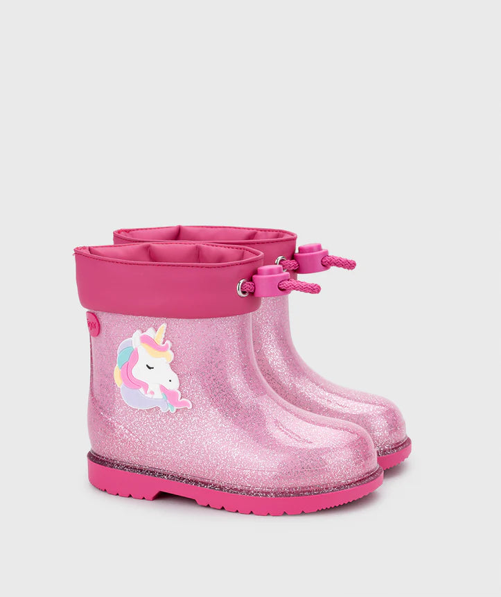 Botas Bimbi Unicornio Glitter Fucsia Igor