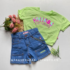 Conjunto Short Cadena The Musas