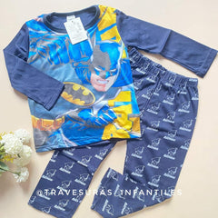 Pijama Pantalon Batman Colores Surtidos