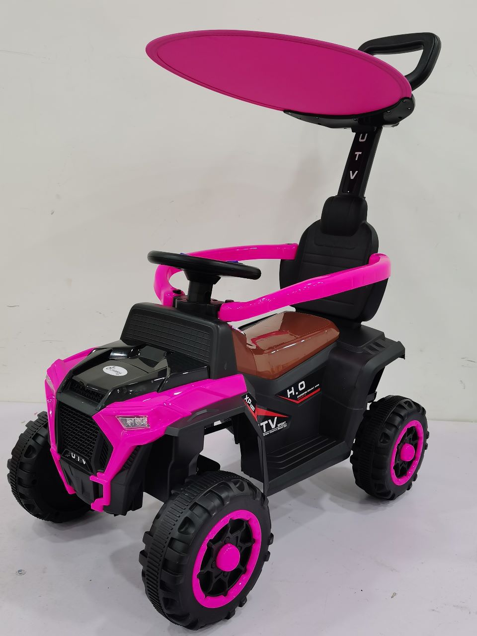 Cuatrimoto Para Bebé Montable Con Capota Rosa Ebaby