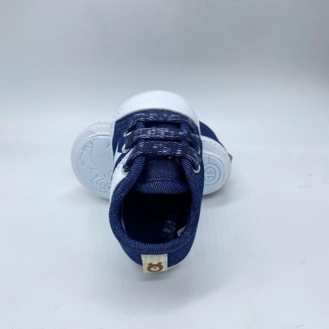 Tenis Sin Suela Denim Estrella Melosos Cordones