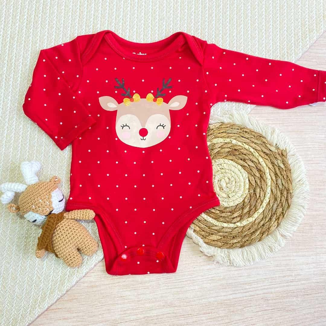 Body Manga Larga Navidad