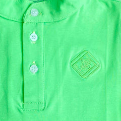 Camiseta Botones Verde Detalles