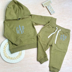 Conjunto Sudadera Capota Gap Verde