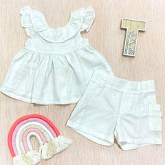 Conjunto Shorts Lino Blanco