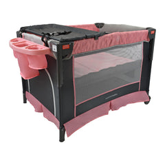 Corral Colecho Silver Rosa Happy Baby