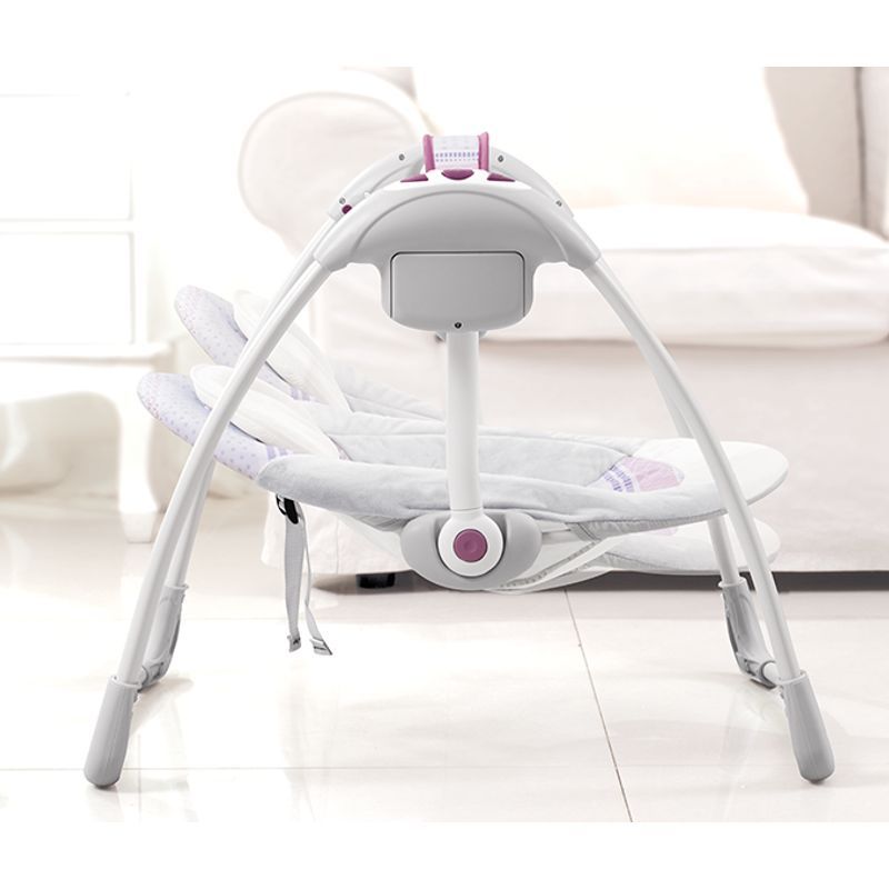 Columpio Eléctrico Deluxe Portátil Elefante Lila movilidad