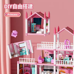 Casa de Princesas Armable Rosa detalle