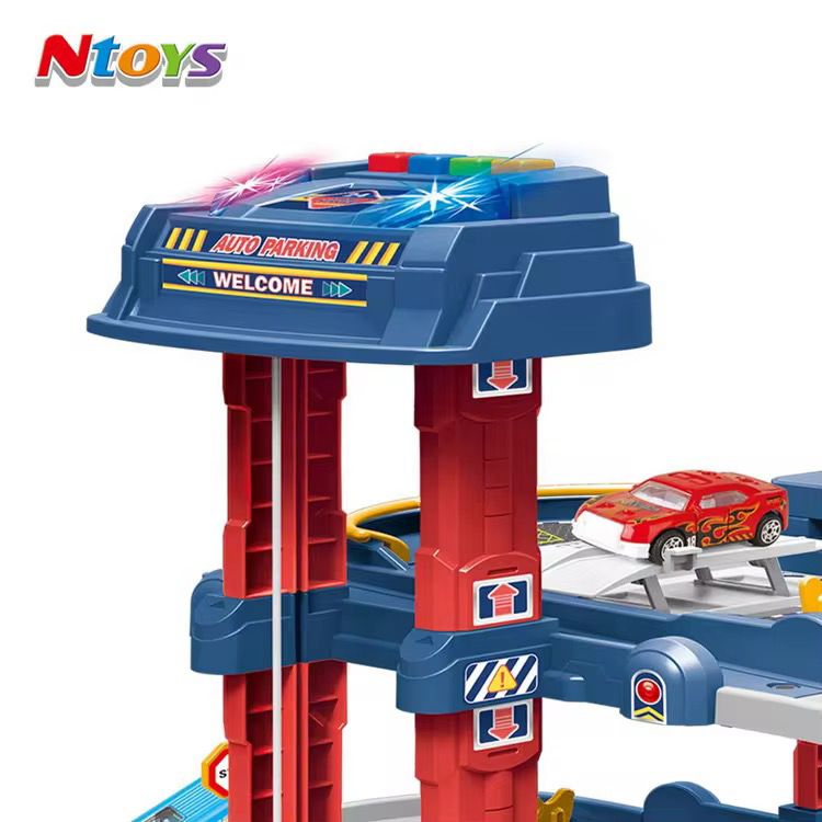 Juguete Pista Almacenamiento de Autos detalle