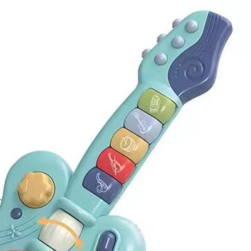 Juguete Guitarra Magic Azul detalles