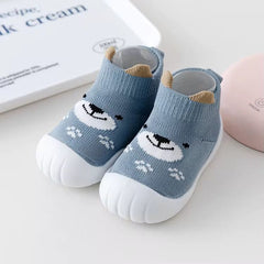 Media Con Suela Estampado Oso