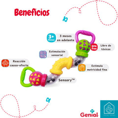 Juguete Sonajero Estimulación Sensorial