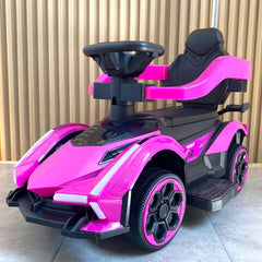 Carro Montable Para Niños Deportivo Fucsia Estilo